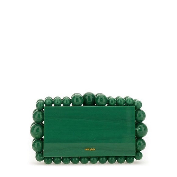 Cult Gaia Handbags - Cult Gaia Eos Clutch With Glossy Beaded Edging - NWT